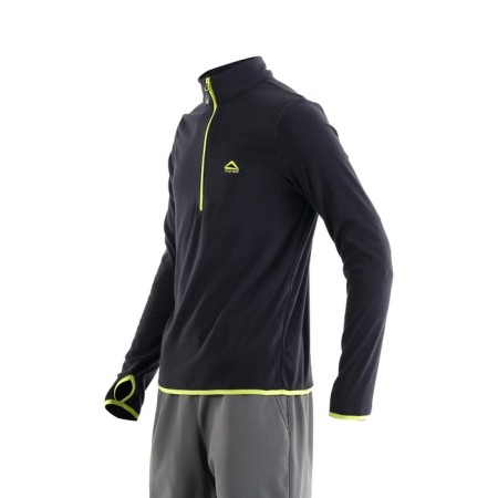 Payer Sweatshirt "Tahoe", fleece 150g, dark blue with lemon, rr 40-42 Height 170-176-2