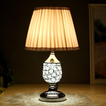 Table lamp 16433/1SL E27 40W silver 25x25x41 cm Risalux-2