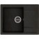 Dr.gans kitchen washing “Techno-650 T650”, 650x510 mm, black color