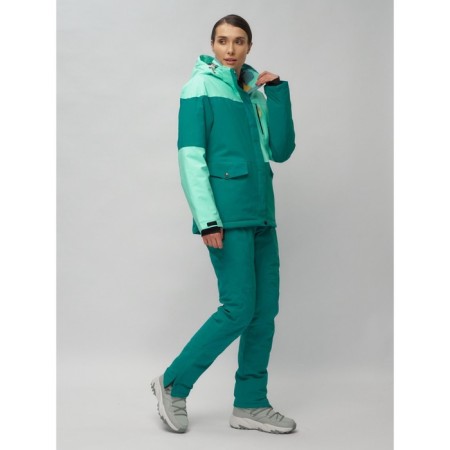 Ski suit, size 42, turquoise color-12