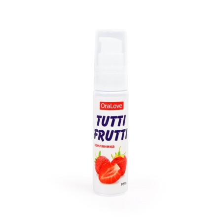 Tutti-Frutti Oralove strawberries, water-based, edible, 30 ml