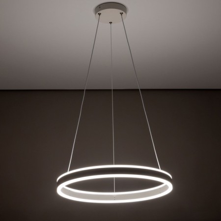 Suspended Citilux “duet” CL719500, 50x50x17 cm, 1x53W, LED, white color-5