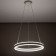 Suspended Citilux “duet” CL719500, 50x50x17 cm, 1x53W, LED, white color