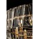 Suspension lamp Maytoni Mod043PL-08G, 8XE14, 60W, 75x75x66.8 cm, Color Gold
