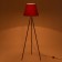 Laut's floor lamp 1x15W E27 Black, Red