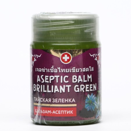 Thai greenfish Binturong Aseptic Balm Brilliant Green with black Timin extract, 50 g
