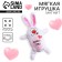 Soft toy-Magnet "I love you!", Bunny