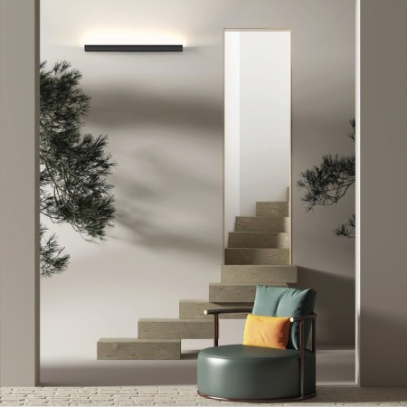Wall lamp Mantra Hanok, Led, 2850lm, 3000k, 1200.5x68x100 mm, black color-4
