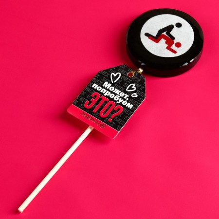Lollipop with a seal on a stick "Dog style": taste: Cola, 25 g. (18+)-1