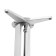 Support with side mount, 60x820 mm color chromium