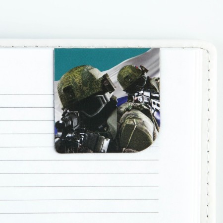 Magnetic bookmarks 4 pcs in the postcard "From February 23"-3