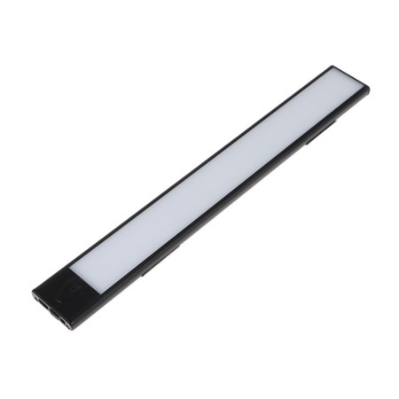 LED lamp, 30cm, 3W, IP20, non -contact off., Battery. bat., 5v, 4000k, black. 94245