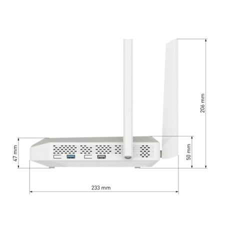 Wireless Keenetic Peak (KN-2710) AC2600 10/100/1000Base-TX/SFP/4G Ready-9