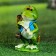 Garden figure "Frog Traveler" 20x11x8cm