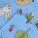 KPB Forest Friends Blue 110x150cm, 90x150cm, 40x60cm, Calm 120g/m, HL100%