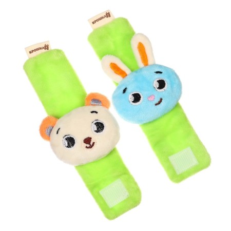 A rattle - a bracelet developing "animals", a set of 2 pcs.-8