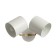 Sconces "Azurit" 2he27 40w white 11x12x36cm