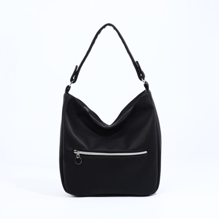 Load bag with lightning, external pocket, black color