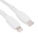 CARMEGA CAR-C-CL1M-WH, Lightning-Type-C, 3 A, 30 W, 1 m, white cable