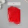 Pen decorative goose down "scarlet" set 40 pcs h = 10-15 cm