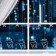 Garland “fringe” 2.4 × 0.9 m with nozzles “deer”, ip20, transparent thread, 138 LED, white glow, 8 modes, 220 V