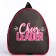 Baby backpack for the girl "Chirling", 23x20.5 cm, lightning department, black color