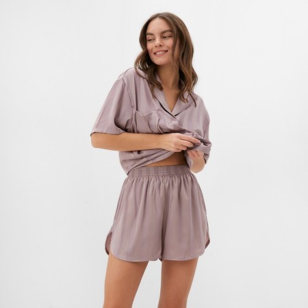 Female pajamas (shirt and shorts) KAFTAN "strip" size 40-42, pink