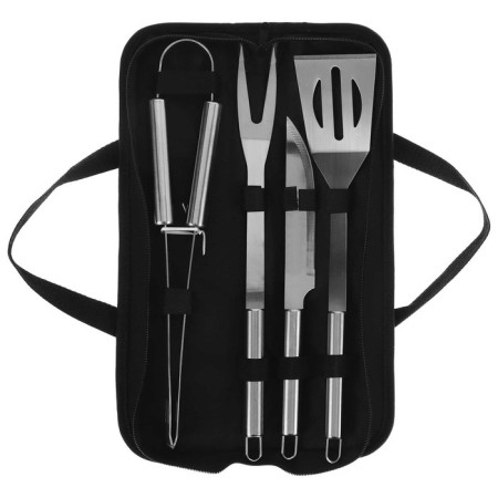 Maclay barbecue set: fork, tongs, spatula, knife, 38.5 cm-3