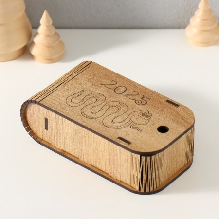 New Year's box "Snake. 2025" 13x7x4-3