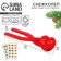 Snezhkolev-Peskolev "Heart", 30 × 8 cm + stickers, for the New Year