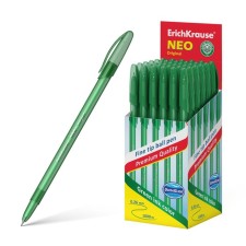 Ballic handle Erichkrause Neo Original, needle node 0.7 mm, green ink green