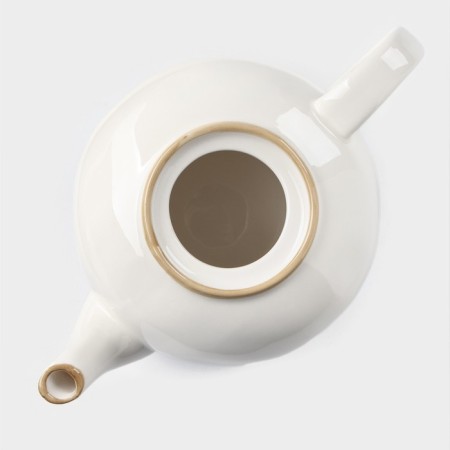 Kettle porcelain harness "Cosmos", 600 ml, blue color-4
