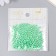 Glass beads 6/0 "gray-green" 15 g