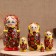 Matryoshka "Chamomile", yellow, 5-doll, 19 cm