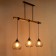 Causte "Arlando" 3he27 40W black 60x20x20-200cm