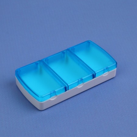 Air man, 9.5 × 4.8 × 1.8 cm, 3 sections, blue color-1
