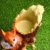 Figure pot "Squirrel in the hollow 26x23x13cm