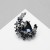 Blue in silver