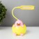 Table lamp "duckling" LED 3W USB AKB yellow-pink 9x9.2x22.7 cm Risalux