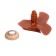 Spy screw with a plug, set of 3 pcs., Size 1 pc: 4 × 2.8 cm