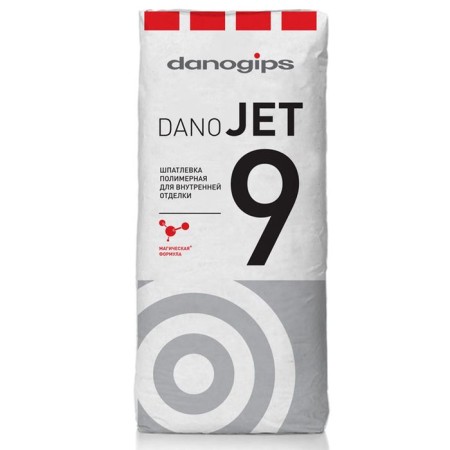 Falling Polymer Polymer for the interior decoration Dano Jet 9, 20 kg (48 pcs/PAL)