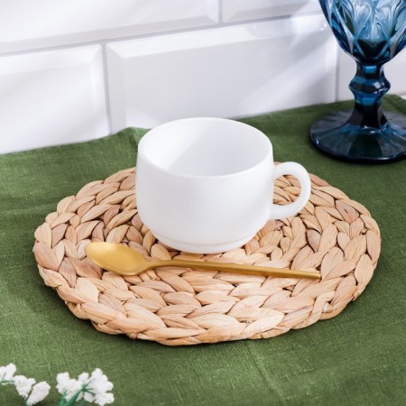 Serving napkin, D 20 x 0.5 cm, water hyacinth