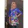 Women's tunic, size 42, blue color