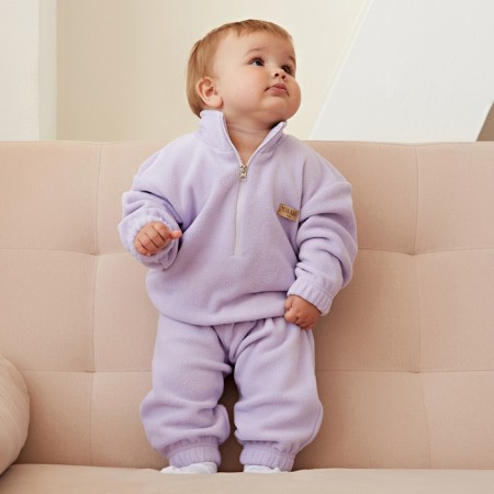 CEOPLE (sweatshirt, pants) minku lilac color, height 86-92-2