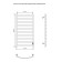 Electric towel "Sanprise" Classic P10, 500x1000 mm, left/right, chromium