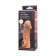 Kokos nozzle is realistic with additional stimulation, TPE, bodily, 15.6 cm, s