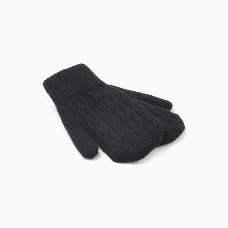 Minaku mittens, black color, 21 cm