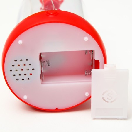 Nightlight "Bear" LED from batteries 3HAAA Red 9.5x9.5x16 cm Risalux-6