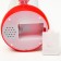 Nightlight "Bear" LED from batteries 3HAAA Red 9.5x9.5x16 cm Risalux