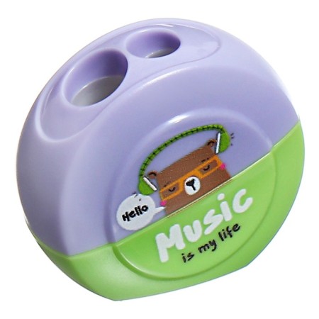 Plastic Meshu "Best Friends", 2 holes, mix-1